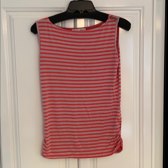 Pink striped tank top - Picture 1 of 2